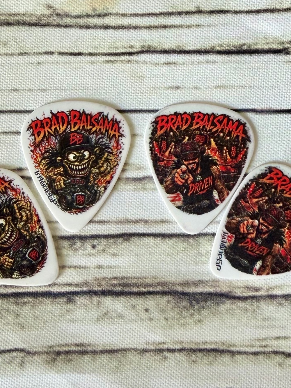 Brad Balsama Signature Design by InTuneGP Guitar Picks - Set of 4